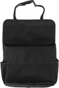 Car Back Seat Storage Bag, Car Back Seat Storage Bag with Strap Oxford Cloth PU Leather Muti Pocket Auto Backseat Holder, Back Seat Storage Pocket for Car Accessories Interior & Travel
