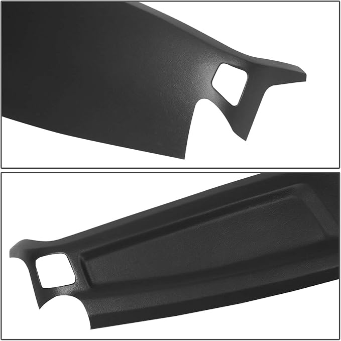 DNA MOTORING Front Dash Cover Overlay Compatible with 02-05 Ram 1500 Pickup / 03-05 Ram 2500 3500 Pickup, Black Dash Board Cover Cap, ZTL-Y-0094-BK