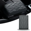Car Armrest Cushion for Nissan Murano III (Z52) 2015-2017 2018 2020 2021 2022 2023, Car Armrest Pad Soft Leather Car Center Console Cover Car Interior Accessories,A-Black