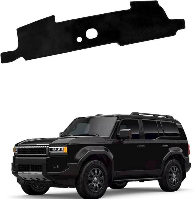 Dashboard Mat Cover for Toyota Land Cruiser 250 Prado 2024 2025 Nonslip Center Console Sunshield Glare UV Rays Protector Accessories
