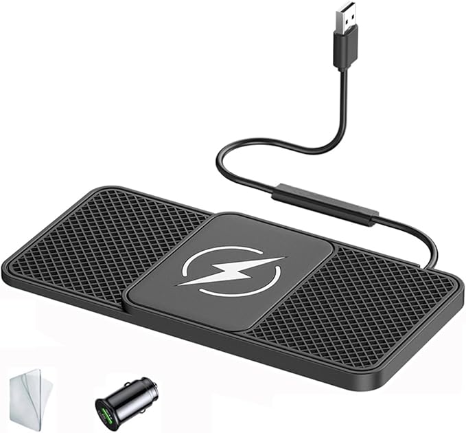 Wireless Car Charger Pad for Subaru Outback 2015-2021,20W Fast Wireless Phone Charger Cell Phone Cordless Charging mat,Non-Slip Phone Charging,30cm Cable USB