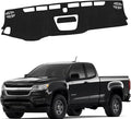 Dashboard Mat Cover for Chevy Chevrolet Colorado 2015-2021 2022 Left Hand Driving Nonslip Center Console Sunshield Glare UV Rays Protector Accessories