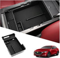 Ruiya 2019-2025 2026 Mazda3 Center Console Organizer for Mazda3 Hatchback/Sedan Accessories ABS Material Armrest Console Organizer Compatible with 2019-2022 2023 2024 2025 2026 Mazda Mazda3