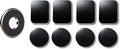 Magnetic Phone Mount for Car [Powerful Magnet] With [8 Pack] 3M Black Metal Plates Phone Holder for Car, Universal Magnetic Phone Mount Holder for Phones and Mobile Devices. (Black & Silver)