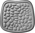 Car Seat Cover, Breathable Comfort Auto Seat Cushion Pad, All Seasons Non-Slip Car Front Driver Bottom Seat Protector, Universal Pressure Relief Accessory for Most Vehicle, Office (Grey)