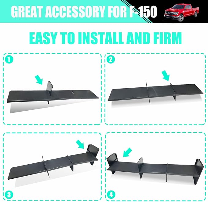 Glove Box Organizer Ford F150 2021 2022 2023 2024 - for F150 Glove Secondary Divider Storage Box Accessories for F150 (Below)