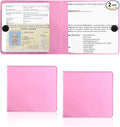 2 PCS Car Registration and Insurance Holder, 10.6''×4.8'' Essential Auto Card Glove Box Organizer with Closure, Vehicle Interior Accessories Perfect for Documents, Cards