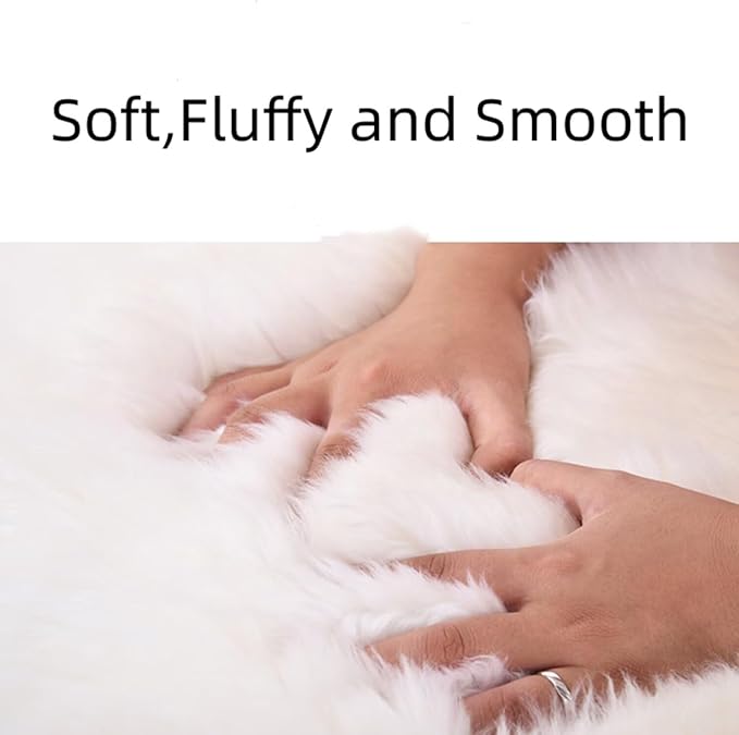 Wool Car Center Console Cover,Universal Fluffy Sheepskin Car Armrest Pad,Car Interior Accessory for Women Men,Armrest Cover Protector for Cars,Vehicles,SUV Light Purple