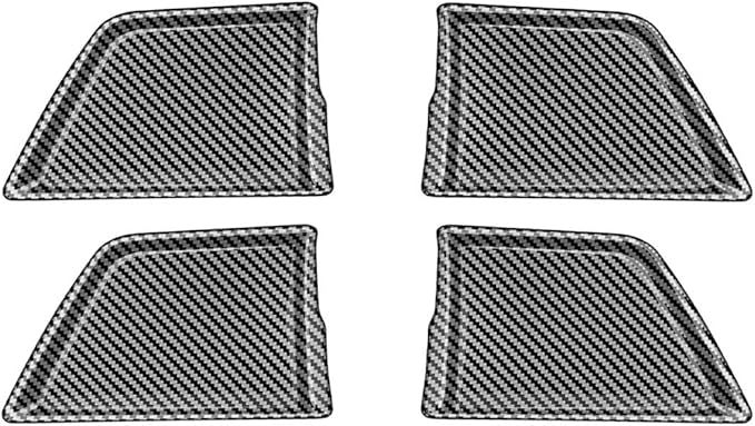 HAISASLLAY Car Inner Door Handle Bowl Cover Trim Compatible with Toyota New 4Runner 6th Gen. 2025 2026+, ABS Scratch Protector, Interior Accessories 4PCS, Carbon Fiber Pattern