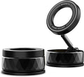 Vacuum Magnetic Phone Holder, Magnetic Phone Holders for Car, Suction Cup & Strong Magnet & 360°Adjustment, Magsafe Magnetic Mounts Accessories for iPhone 12-17(Black)