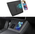 Silicone Mat for 2026 Tesla Model Y Center Console Wireless Charging Protector for 2024-2025 Tesla Model 3 and 2025-2026 New Model Y Juniper, Black