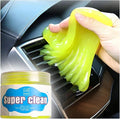 Car Cleaning Gel, Reusable Vehicle Air Vent Crevice Detailing Putty, Automotive Interior Detail Slime Cleaner Removal Tool Kit Accessories, Universal for SUV, Sedan, Truck (Yellow)