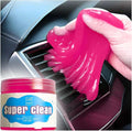 Car Cleaning Gel, Reusable Vehicle Air Vent Crevice Detailing Putty, Automotive Interior Detail Slime Cleaner Removal Tool Kit Accessories, Universal for SUV, Sedan, Truck (Red)