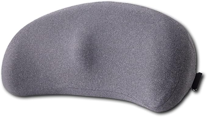 Car Seat Cushion, Memory Foam Vehicle Driver Seat Support Pillow for Back Pain Relief, Comfortable Lumbar Pillow for Driving, Office Chair, Wheelchair, Universal for SUV, Truck, RV (Gray)