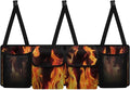 Fire Trunk Organizer Suv Trunk Hanging Storage Bag Back of Seat Car Organizer for Grocery Cargo Car Back Seat Organizer for SUVs, Vans, Cars for Men Women