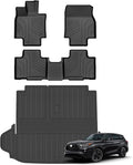 Floor Mats for Toyota Highlander 2020-2025 2026 7 Seats (NOT for Grand Highlander), All Weather Cargo Liner for Highlander Accessories Trunk Mat Back Seat Cover (Including Hybrid)