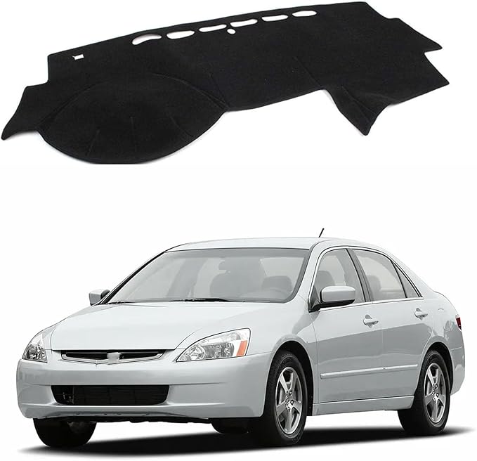 Dashboard Mat Cover for Honda Accord 2004-2007 Nonslip Center Console Sunshield Glare UV Rays Protector Accessories