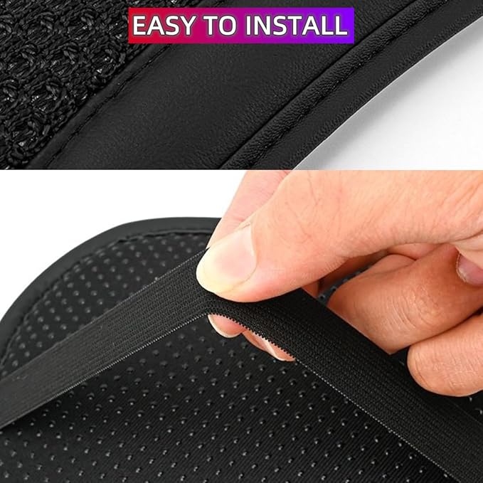 RAKSONIC Upgrade Car Console Armrest Pad,Car Armrest Cushion,Premium Material Car Armrest Cover,Universal Car Center Console Pillow,Car Accessories(Black1)