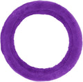Carbella Faux Fur Steering Wheel Cover for Women – Wool Sheepskin Fluffy Fleece Warm and Cozy Comfort for Hands in Winter, Fits Most Steering Wheel Sizes 14.5 - 15