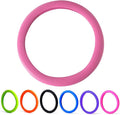 30% Thicker Universal Stretchy Silicone Steering Wheel Cover for 14” 15” 16” Wheels - Anti-Slip Grip & Enhanced Control for Men & Women, All Weather Protection (Pink)