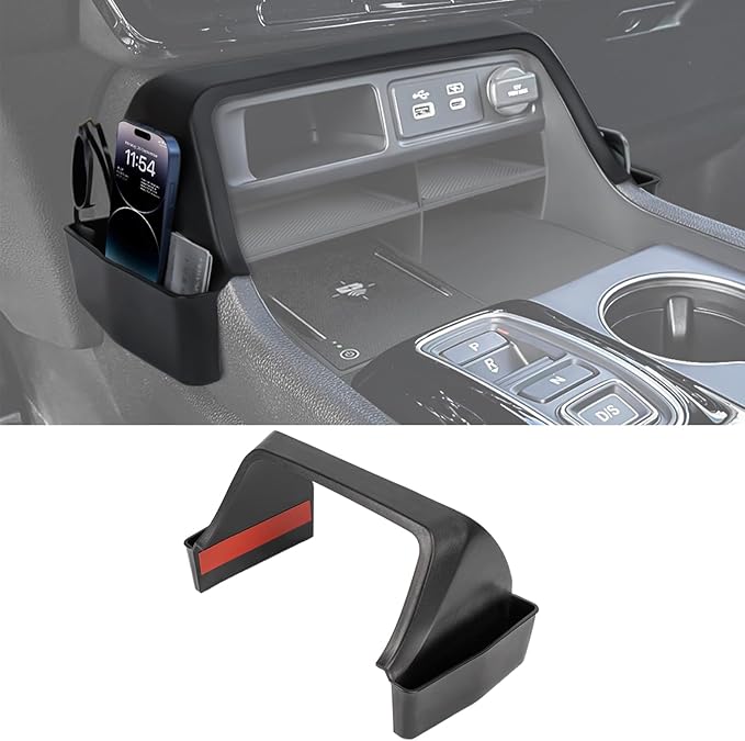 Neepiar Center Console Organizer Compatible with 2023 2024 2025 2026 Honda Pilot 2026 Passport Gear Shift Console Side Tray Box Interior Accessories