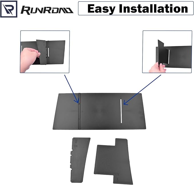 RUNROAD Glove Box Organizer Compatible with Honda Pilot (2016-2022)/ Ridgeline (2017-2023)/ Passport (2019-2023) Accessories, Interior Storage Box Grid Insert Compartment Divider