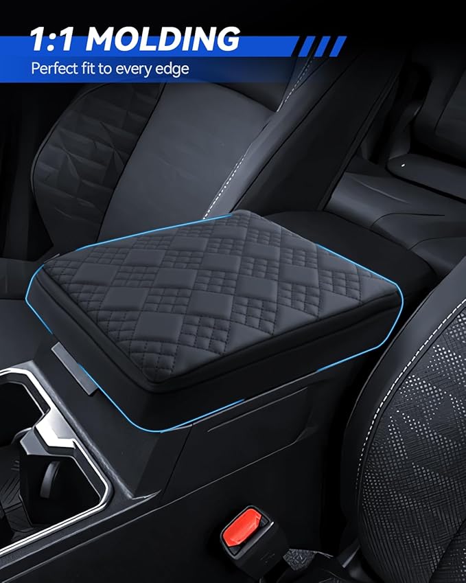 Armrest Cover for 2025 2026 Toyota 4Runner Accessories Center Console Middle Lid Pad Protector for Car Elbow Rest-Thickened