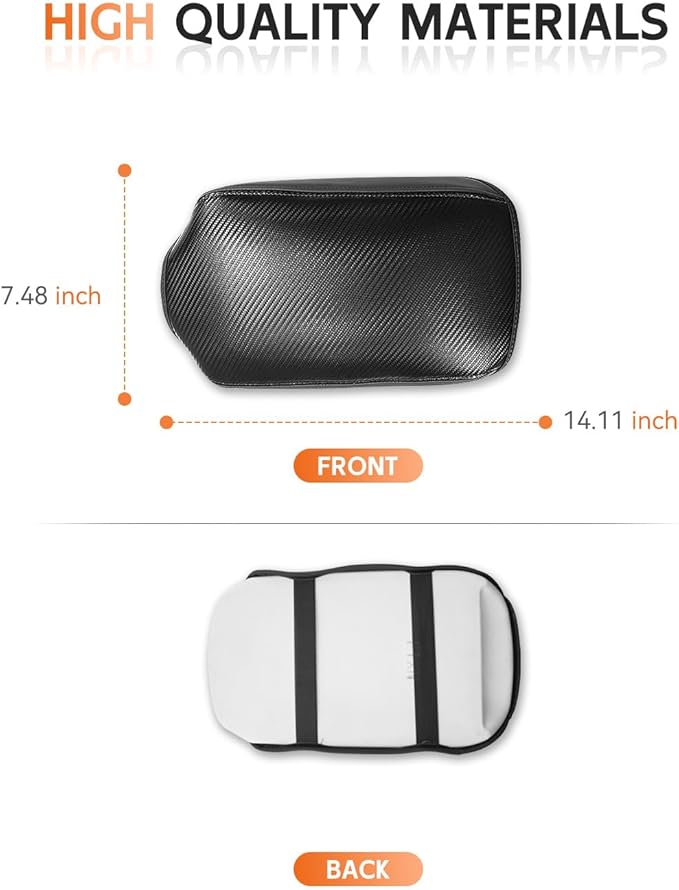 CDEFG for Mitsubishi Outlander Accessories 2025 2024 2023 2022 Center Console Car Armrest Cover (SE/Black Edition/SEL) Console Protector Pad Arm Rest Interior (Not for Outlander Sport)