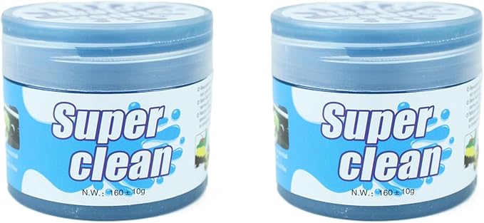 Car Cleaning Gel for BYD Yuan Plus EV/Atto 3 2021 2022 2023 2024 2025, 200g × 2 Pack Car Interior Cleaner Slime, Auto Detailing Tools, Auto Dust Car Crevice Cleaner