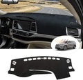 CARTIST Dashboard Cover Mat for 2014-2017 2018 2019 Toyota Highlander Accessories Dash Cover Suede Dash Mat Sunshade Glare UV Rays Protector