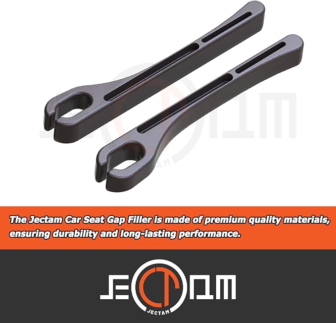 Car Seat Gap Filler, Leather Car Gap Filler Universal Fit for Most Cars and Trucks, Fill The Gap Between Seat and Consoles, Prevents Things from Falling Out, Pack of 2 PCS (Brown)