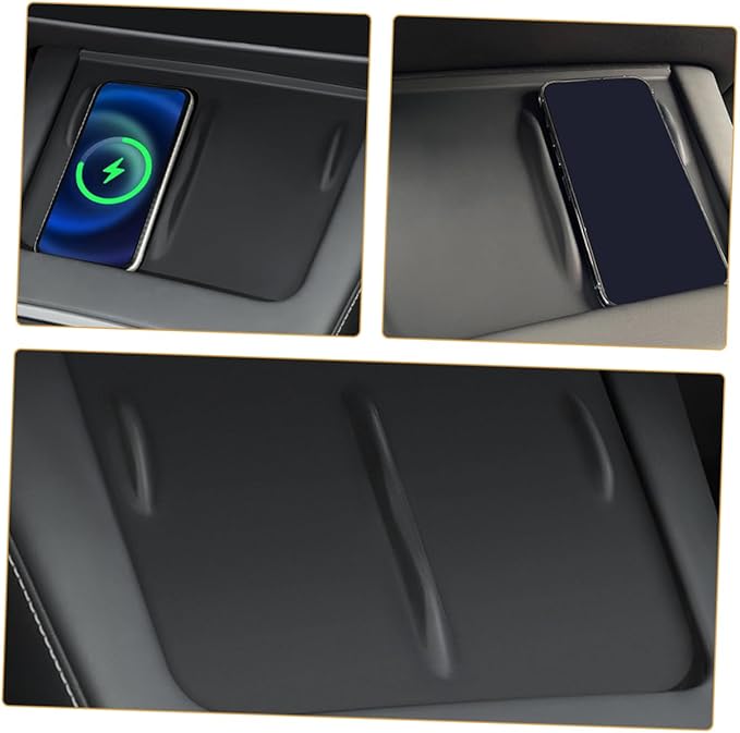 Charging Phone Pad -Skid Cordless Charger Mat for Center Console Accessories Convenient Non- Grip Cover for Model Easy to Use