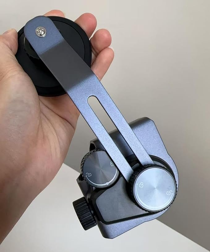 for Tesla Phone Mount Model 3/Y/S/X, Strong Magnetic Silicone Head, Adjustable Arm Phone Holder, for All Smartphones Models and 2CM Center Screen(Curved Screen Not Supported), Left