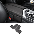 Center Console Cover Compatible with Benz C Class W205 C200 C250 C300 2015-2021 GLC 2016-2022 Class EQC 2019-2024,Armrest Cover Pad Leather Cushion Protector with Black Storage Pocket