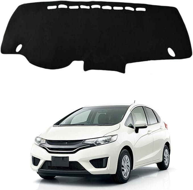 Dashboard Mat Cover for Honda Fit 2009-2013 Nonslip Center Console Sunshield Glare UV Rays Protector Accessories