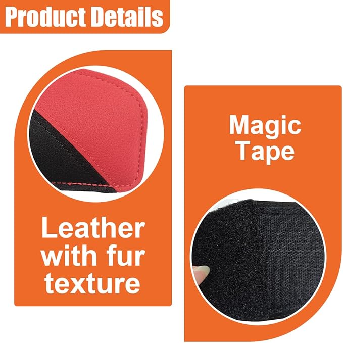 Car Knee Cushion Pad, Comfort Suede & Memory Foam Auto Door Armrest Elbow Protective Pillow, Soft Vehicle Interior Center Console Leg Support Accessories for Most Cars Trucks SUVs(Red)