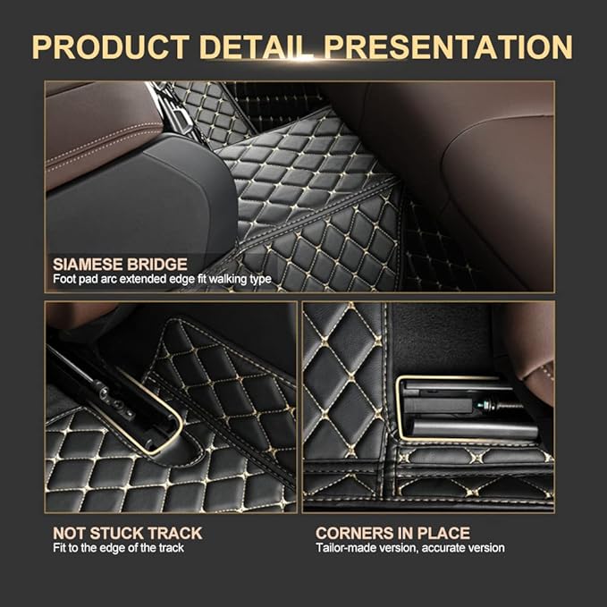 Custom Car Floor Mats Custom Logo/Pattern for SUV Van Truck Sedan Coupe Car Mats Full Surrouded Floor Mat All Weather Waterproof and Anti-Slip Protection Car Floor Liners(Wine red)