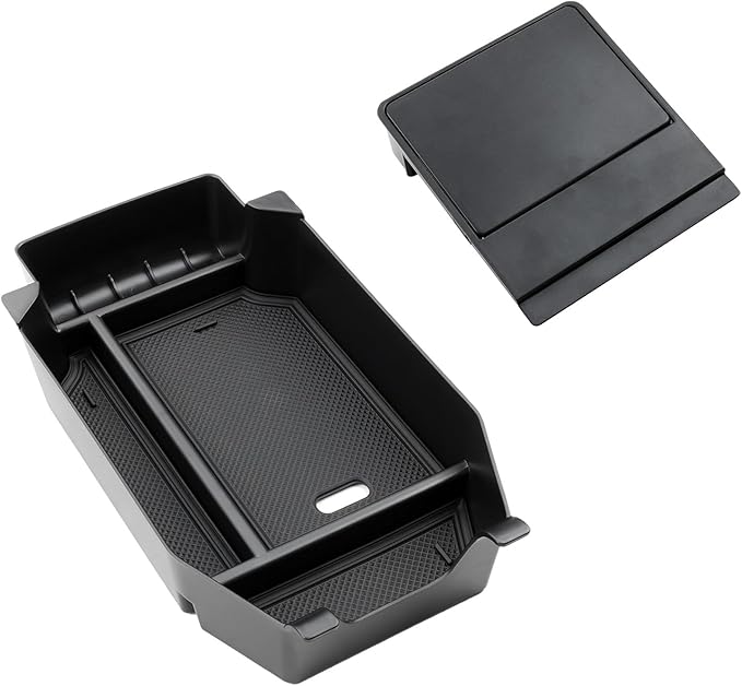 ELECFRESH 2PCS Center Console Organizer Tray for 2026 2023-2025 Honda Accord Accessories, Glove Storage Box wiht Aremrest Hidden Storage Box for Honda Accord
