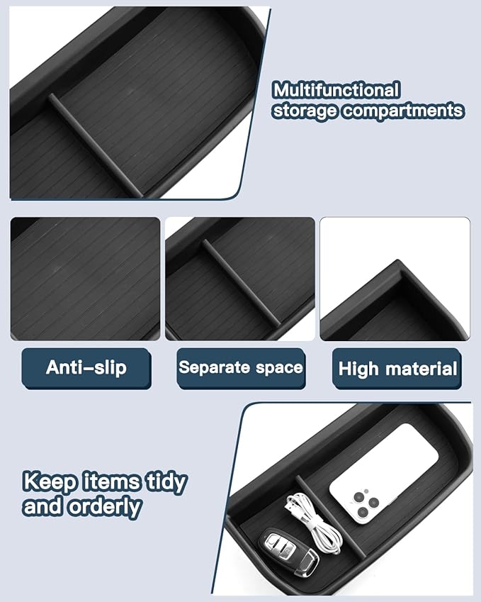 Ruiya 2026 Passport Behind Screen Box for Honda Passport TrailSport 2026 Accessories ABS Material Dashboard Cover Box Compatible with 2026 Honda Passport RTL/TrailSport/TrailSport Elite