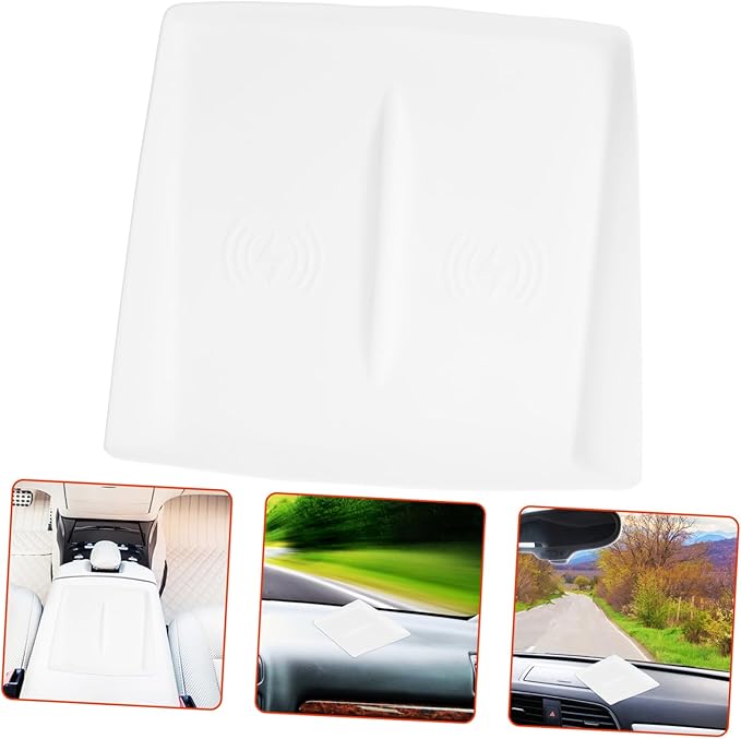 Charging Silicone Pad for Center Console Slip Mat for Model Durable Non Skid Design Protects Interior Cordless Charging Accessory