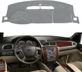 Dash Cover Mat Fit for 2007-2014 GMC Yukon,2007-2013 Chevy Chevrolet Silverado 1500 LTZ/Avalanche/Suburban,07-14 Tahoe, Dashboard Cover Carpet Pad w/o Dash Speaker (Dark Gray)