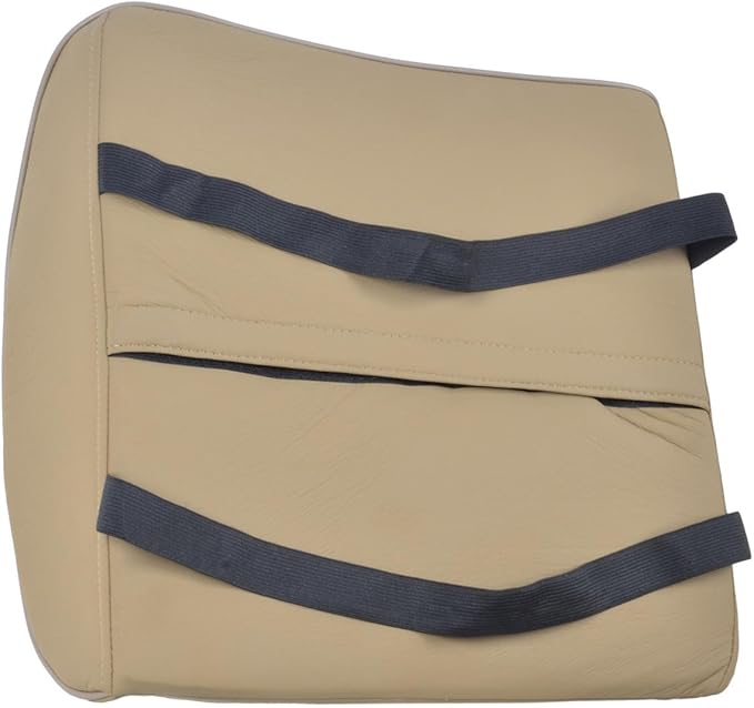 BDK Universal Fit Cushioned Back Car Support Lumbar - (Beige)