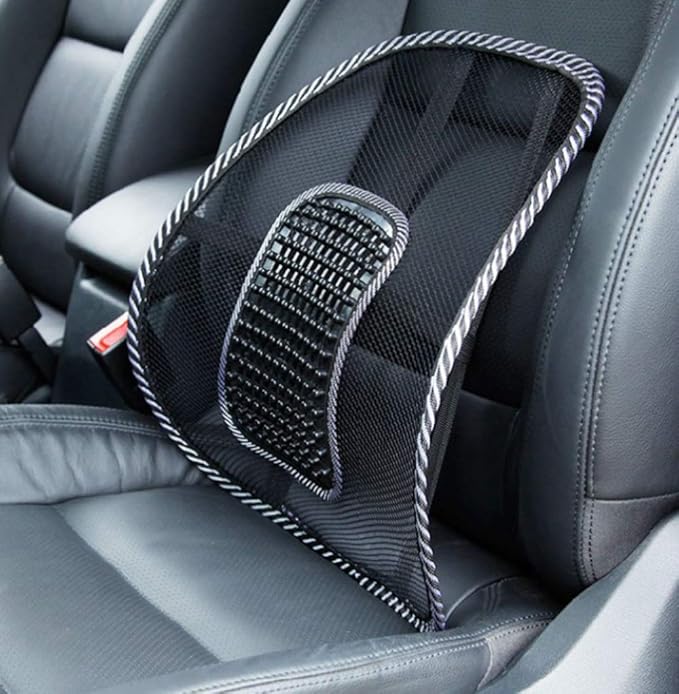 Big Ant Lumbar Support, Car Mesh Back Support with Massage Beads Ergonomic Designed for Comfort and Lower Back Pain Relief - Lumbar Back Support Cushion for Car Seat, Office Chair,Wheelchair