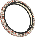Neoprene Steering Wheel Cover Forest Autumn Nature Mushrooms Car Steering Wheel Cover Universal Fit for Most Cars