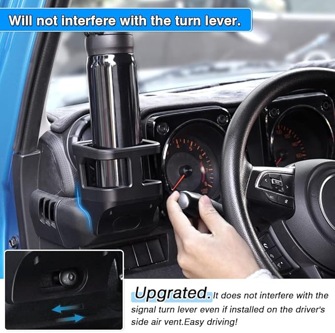 Autorder Custom Fit for Interior Accessories Suzuki Jimny 2019-2025 JB64 JB74 Water Cup Holder Mount Bracket Drinkes Support