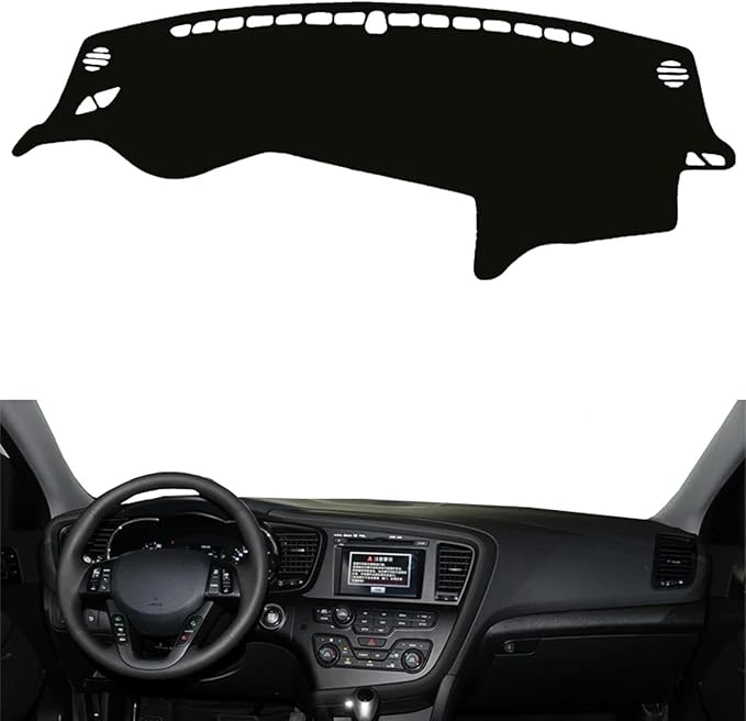 Fit for Kia Optima 2011-2015,Dash Mat,Non-Slip Dashboard Cover Mat,Black Dash Board Cover,Car Interior Accessories