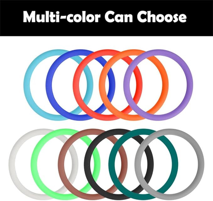 Cool Anti-Slip Silicone Steering Wheel Protector - Universal Car Steering Wheel Protective Cover - Summer Easy to Clean Silicone Car Steering Wheel Cover (Light Blue)