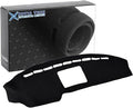 x xotic tech Center Console Dashboard Die-Cut Antiskid Overlay Decor Cover Sunshield Sun Glare Protector Dash Mat Carpet Pad Black Compatible with Ford F150 2009-2014