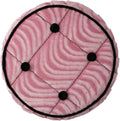 OG Lowrider Classic Bike Cruiser Bicycle Steering Wheel Cover Velour Swirl | Fits 8” Steering Wheels | Multiple Color Options | Lowrider Accessory (Light Pink)