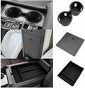 Ruiya 2026 Passport Console Organizer,for Honda Passport 2026 Accessories Cup Holder & Armrest & Hidden Console Organizer Compatible with 2026 Honda Passport RTL/TrailSport/TrailSport Elite(3 Packs)